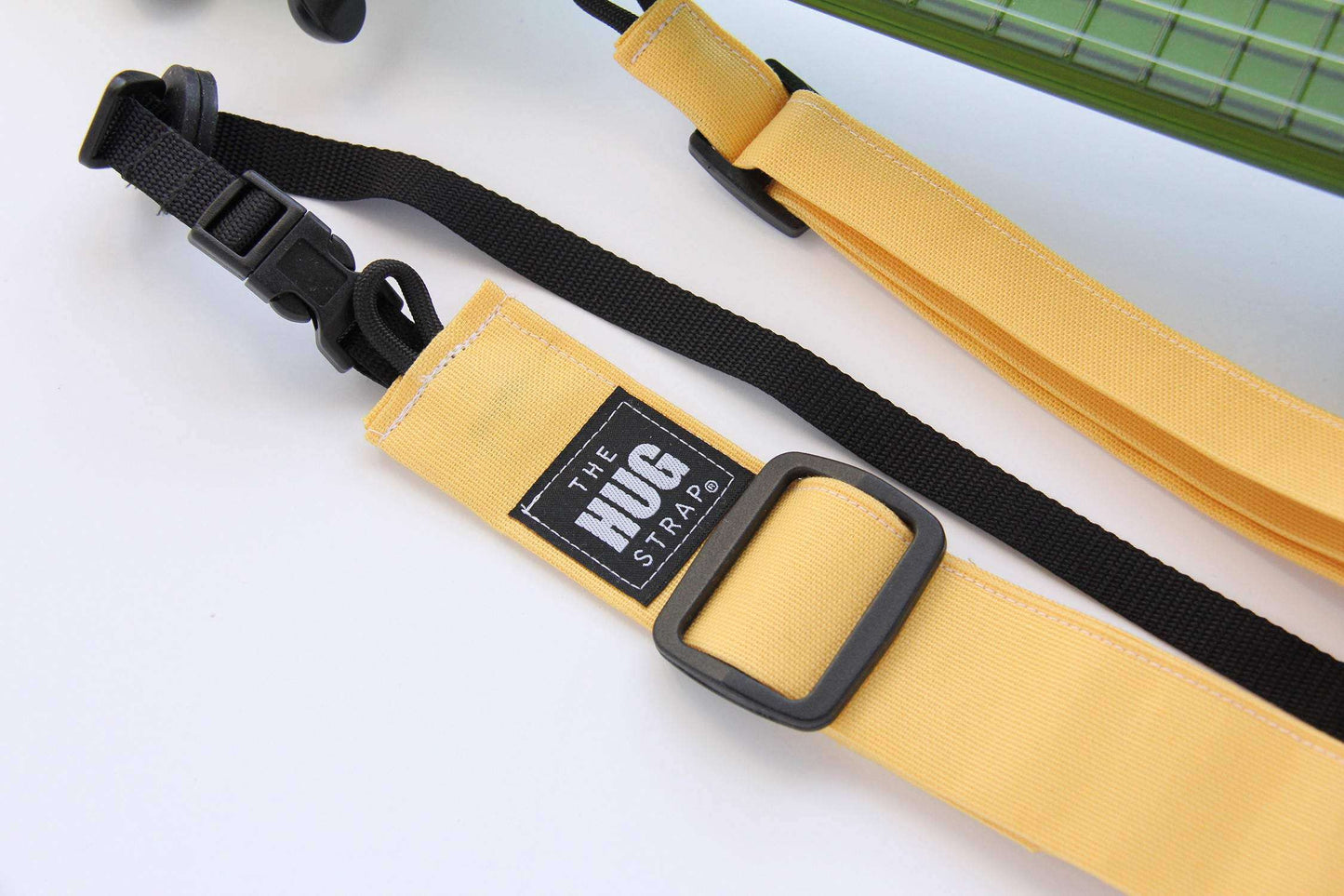 Ukulele Strap All in One HUG Yellow Canvas